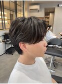 毛流れセンターパート