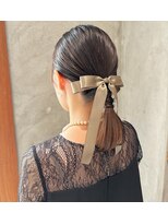 ヒカリス ヘアー 相川店(HIKARIS hair)&nbsp;シンプル編みローポニー