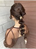 お呼ばれヘアー