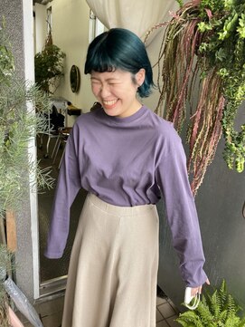 フィン(fin,) fin, ケアブリーチカラー/ハイトーン/ダブルカラー/パーマ/天神