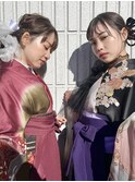 卒業式ヘア