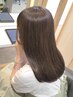 潤い艶カラー☆カット炭酸泉+高濃度水素カラー+潤い補修(超音波TR)