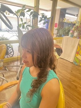 ヘアー トランス ワイズ(Hair trance Y's)の写真/【カット＋カラー＋アーストリートメント￥8800】オーガニックカラーと厳選Trで芯から美しい髪が叶う*