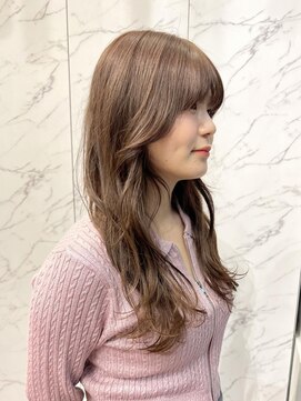 クリアーオブヘアー 一社店(clear OF HAIR) ハーフブリーチのナチュラルベージュ