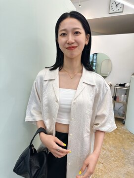 ユー(yew) 切りっぱなしボブ kaho