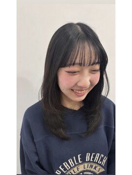 ルプラ カルム(le-pla Calme) ミディアムレイヤー×ブラック