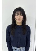 韓国風ロングレイヤーカット