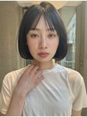 大人ボブ フレンチボブ 丸みボブ ミニボブ 前髪カット 表参道