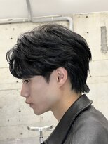 サイン メンズ 表参道(SIGN men's) ニュアンスパーマフェザーカットダウンパーマセンターパート
