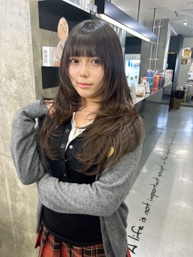 キング 枚方店(K!ng) 縮毛矯正髪質改善ハイライトレイヤーカット枚方美容室エクステ