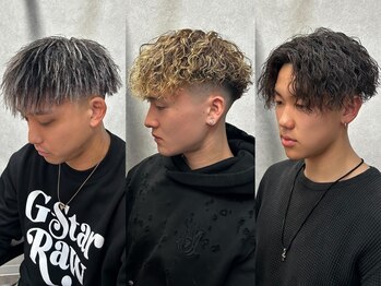 カイ(X)の写真/【メンズ専門店/心斎橋駅徒歩3分】似合わせ～最新トレンドまで☆理想に合わせた、魅力を引き出すパーマに！