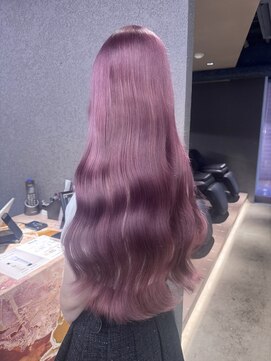 ペレ 栄店(PELE) ホワイトグレージュ/デジタルパーマ/チェリーブラウン/栄