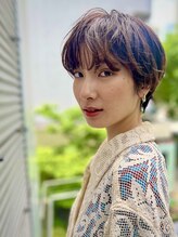 フラミンゴバイカーニバル 江古田(Flamingo by carnival) ニュアンスパーマショートカット前髪カットショートボブ髪質改善