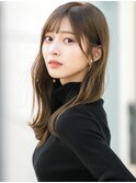 20代/30代ブルベイエベ◎垢抜けシースルー☆ミディアム 新宿