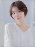 艶カラー前下がりショートヘルシースタイルc7上尾20代30代40代