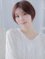 モッズヘア 上尾西口店(mod's hair)&nbsp;艶カラー前下がりショートヘルシースタイルc7上尾20代30代40代