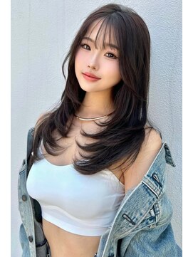 ランズ リアオオサカ(LANDS RiaOSAKA) レイヤーカット 【韓国ヘア 大阪 梅田】