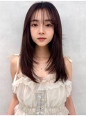 レイヤー/ネビージュ/韓国ヘア/イメチェン/縮毛矯正/中野/
