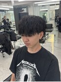 波巻きパーマ/スパイラル/ツイスパ/メンズサロン/メンズ/波巻き