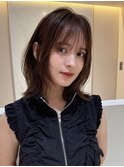 ボブディオリーブベージュ髪質改善縮毛矯正フェイスレイヤー