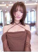 20代30代ミディアム韓国風レイヤーカット髪質改善ストレート
