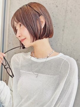 アイドットプラスサッポロ 札幌(i.+SAPPORO) 透明感カラーと相性抜群！丸みショートボブニュアンスカラー