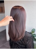 ラベンダーブラウン×layer cut ◎