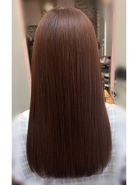 ヘア モーヴ チャンプス 平和台(HAIR MOVE champ's) ＃毛先までうるツヤ＃チェリーレッド＃メテオストレート＆カラー