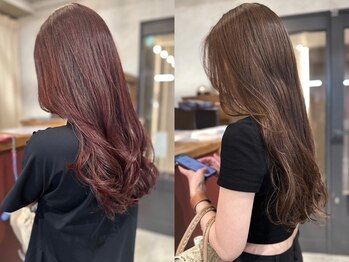 アトリエ(atelier.)の写真/＊カット+カラー＋マイクロバブル￥9,980＊質感が柔らかい透明感カラーが20代30代の女性に人気の三宮美容室