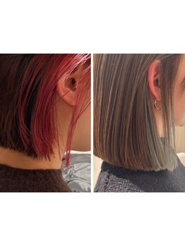 【鳳/富木】いつもと違う髪色で気分転換を!髪の芯から発色して深みを演出するマテリアカラー使用[駐車場有]