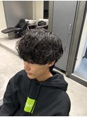 メンズマッシュ×シャドウパーマ(栄/名古屋/メンズ)
