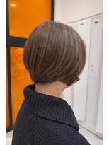 ナーディ バイ ミルボン(NERDy by milbon) 細かめハイライトの脱白髪染めハイライト