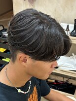 ボンドストーリールミエール(Bond Story lumiere) カルマパーマニュアンスパーマ毛流れパーマ毛流れセンターパート