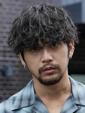 フィフス(fifth) 原宿シャドウパーマメンズカットラウンドマッシュ刈り上げfifth