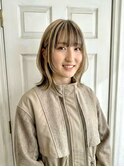前髪/アンブレラカラー/顔まわりレイヤー/シースルーバング/池袋