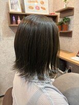 モニカ 天王町店(Monica) 外ハネくびれミディ × オリーブグレージュ