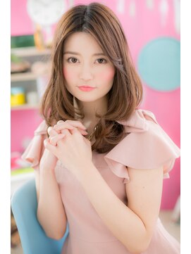 ミック ヘアアンドビューティー 大山店(miq  Hair&Beauty) 顔立ち華やか！リッチカールロングb