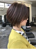 【RITZY】綺麗なフォルムのショートヘア☆ショートボブ☆前下り