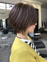リッチ(RITZY)&nbsp;【RITZY】綺麗なフォルムのショートヘア☆ショートボブ☆前下り