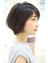 ラグエル(RAGUEL)&nbsp;【30代40代50代】　前下がりショートボブ30代40代にオススメ髪型