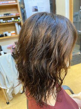 アッシュ(ASH) パーマでふわふわ^_^