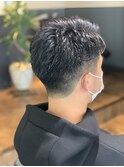 ツーブロック×ニュアンスパーマ