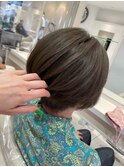 \白髪ぼかし×マロンベージュ/
