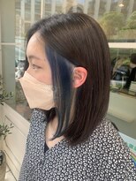 エクリフルール(equri fleur) 【目黒】イヤリングカラー×ブルー