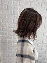 ヒップスデコ(Hip's deco)&nbsp;コントラストハイライト×外ハネミディ