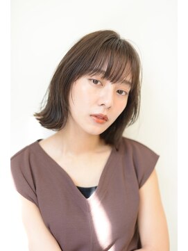 サンク ドリームプラザ店(CINQ) 【CINQ】大柳　大人可愛い切りっぱなしボブ/２０代３０代４０代