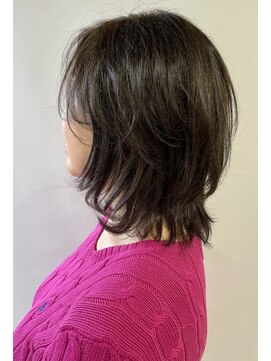 ハートボックス 四谷店(Heart box) 暗髪×レイヤースタイル