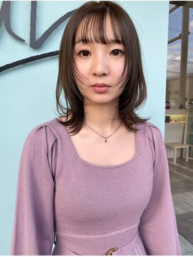 ウル(uLu.) 【顔周りカット】フェイスレイヤー/くびれヘア/韓国ヘア