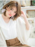 甘辛☆斜めバング抜け感くせ毛風小顔ボブルフc5越谷20代30代40代
