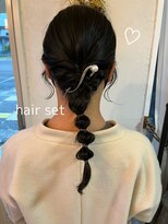 ヘアーチェリーコーク ランプ(HAIR CHERRY COKE Lamp) ◯シンプルヘアセット